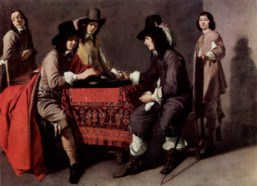 История игры нарды и ее происхождение - средневековые европейцы за игрой в нарды